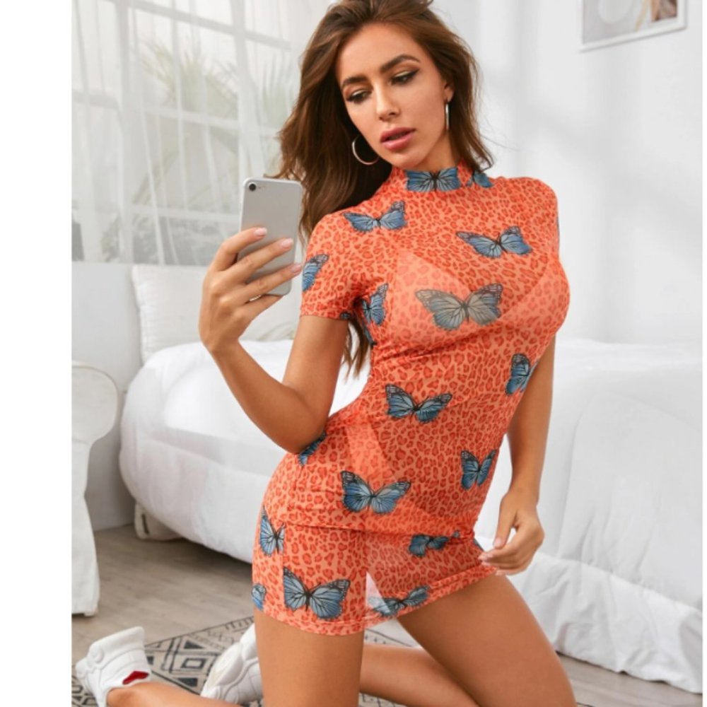 Sexy Butterfly Swim suit cover up